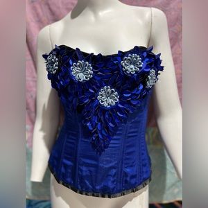 Beautifully detailed burlesque style fashion corset